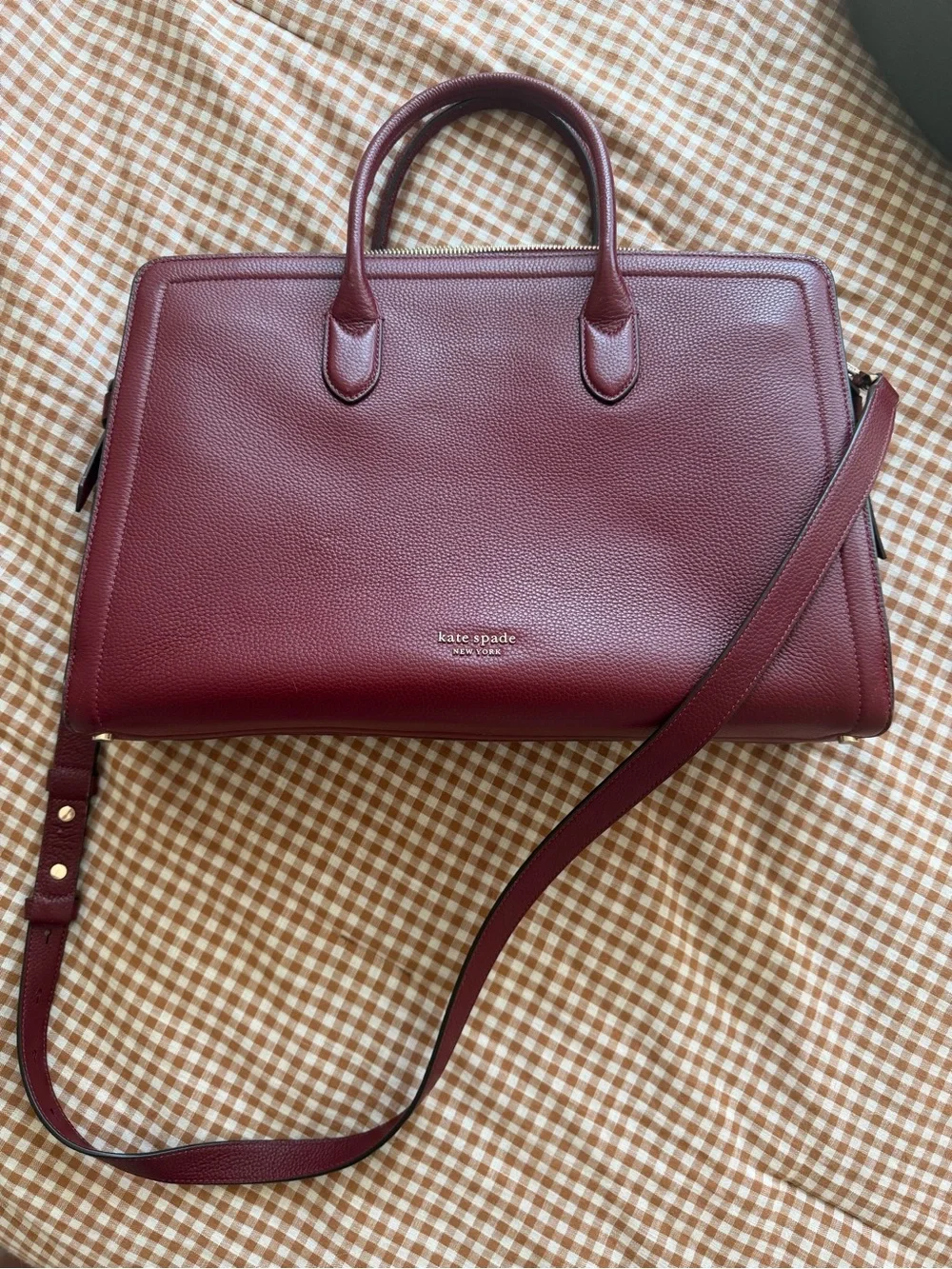 kate spade Knott Laptop Bag, Red